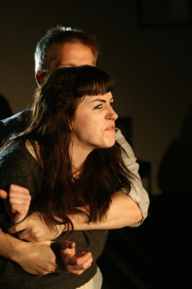 Clare Ross as Claire and Joe Johnson as Anthony