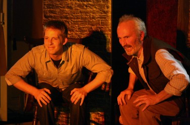 From left: Joe Johnson as Anthony and Nick Cheales as Lachlan