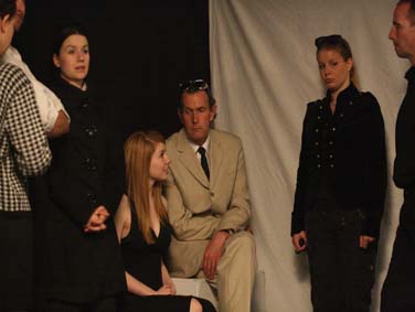 From left: Shian Denovan as Helicanus, Becky Martin as Daughter, Scott Noble as Antiochus, Maria Thordar and Steve Ewing as Lady and Lord of the Court