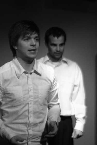 From left:  Chris Lynch as Ach and Cameron Mowat as Agus in 'Still'