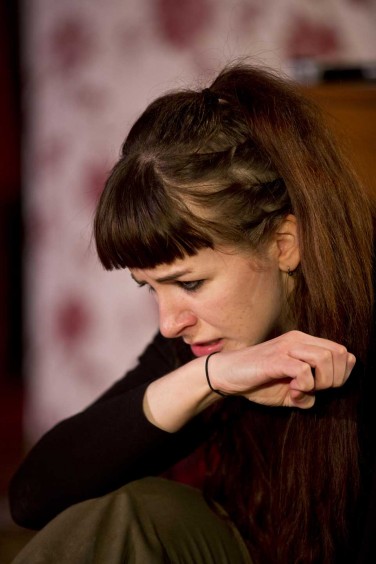 Clare Ross as 'Caitlin'