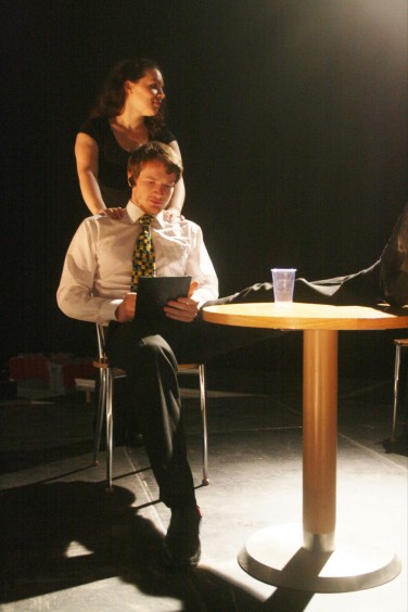 Lewis Hart as Mac: Adrienne Zitt as his Lovely Assistant